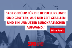 Birte Pauls, sozialpolitische Sprecherin der SPD-Fraktion im Schleswig-Holsteinischen Landtag will Bürokratie abbauen