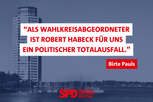 Wahlkreisabgeordnete der SPD, Birte Pauls, zum heutigen ersten Spatenstich am Wikingeck in Schleswig ohne Robert Habeck
