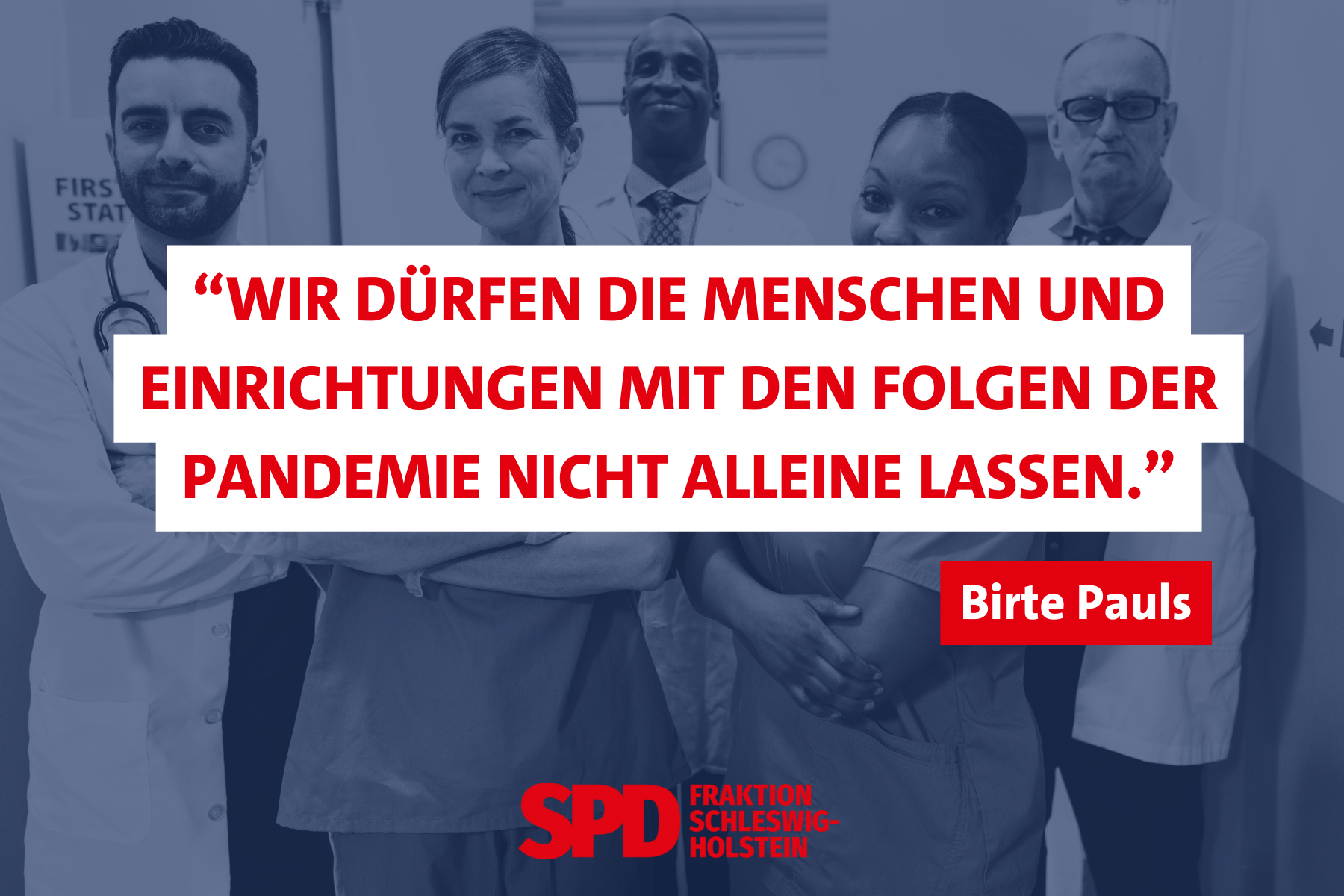 Birte Pauls, gesundheitspolitische Sprecherin der SPD-Landtagsfraktion will Krankenhaussterben in Schleswig-Holstein verhindern