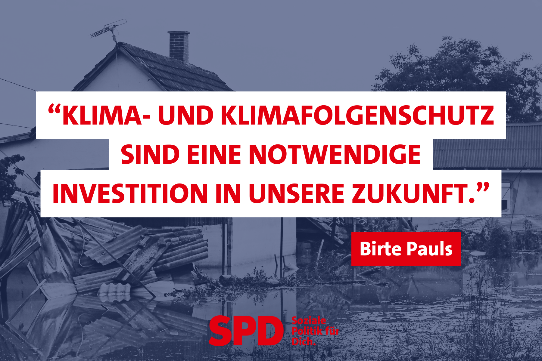 SPD-Lantagsabgeordnete Birte Pauls fordert besseren Katastrophenschutz für Schleswig-Flensburg und dankt den Einsatzkräften